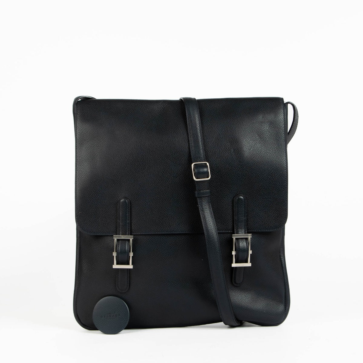 Shop this authentic Delvaux Dark Blue KotKot Messenger Bag pre-loved on Labellov.com