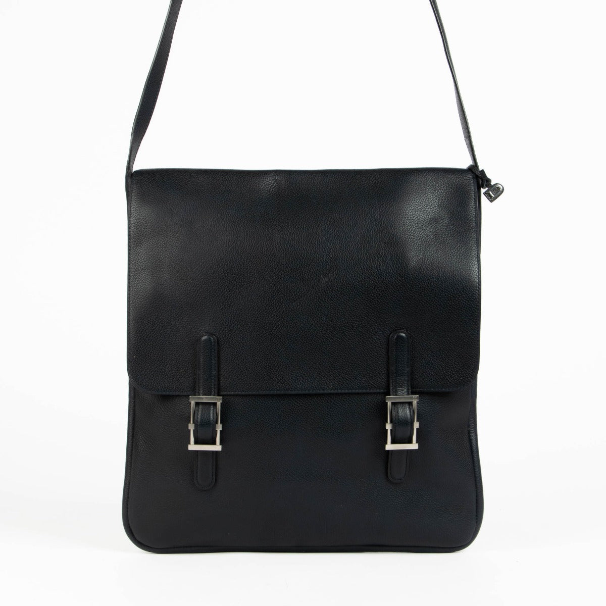 Shop this authentic Delvaux Dark Blue KotKot Messenger Bag pre-loved on Labellov.com