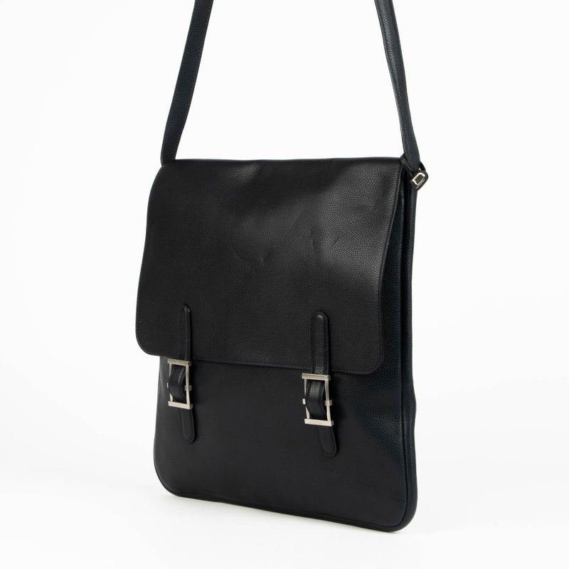 Shop this authentic Delvaux Dark Blue KotKot Messenger Bag pre-loved on Labellov.com