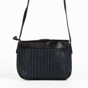 Shop this 100% authentic Delvaux Multicolor Blue Toile De Cuir Bag at Labellov.com