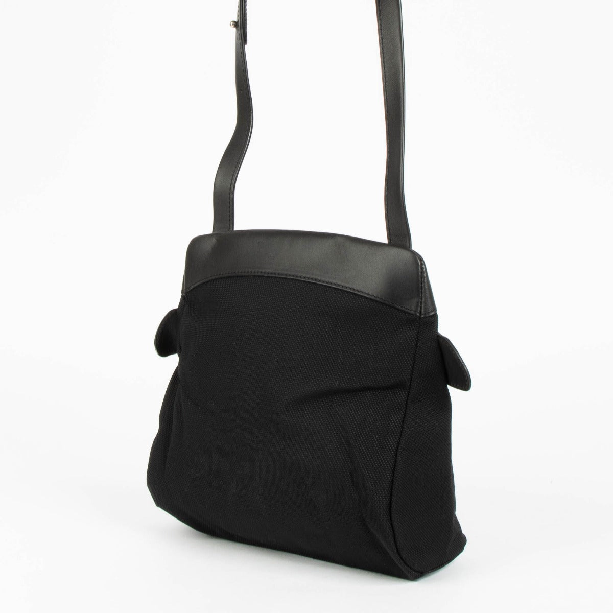 Delvaux Noir Toile Crossbodytas
