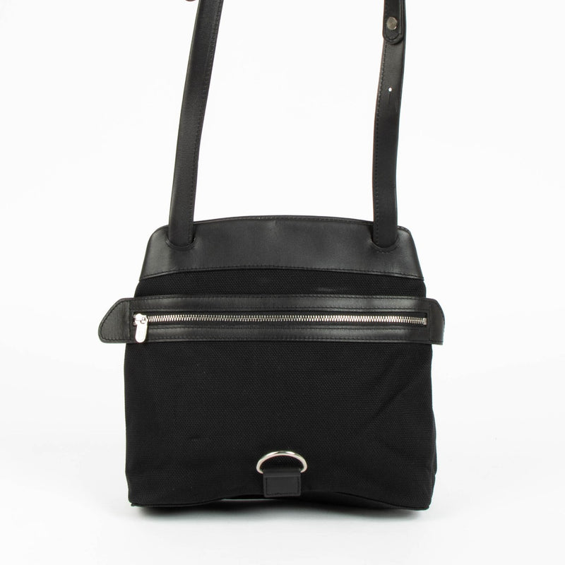 Delvaux Noir Toile Crossbodytas