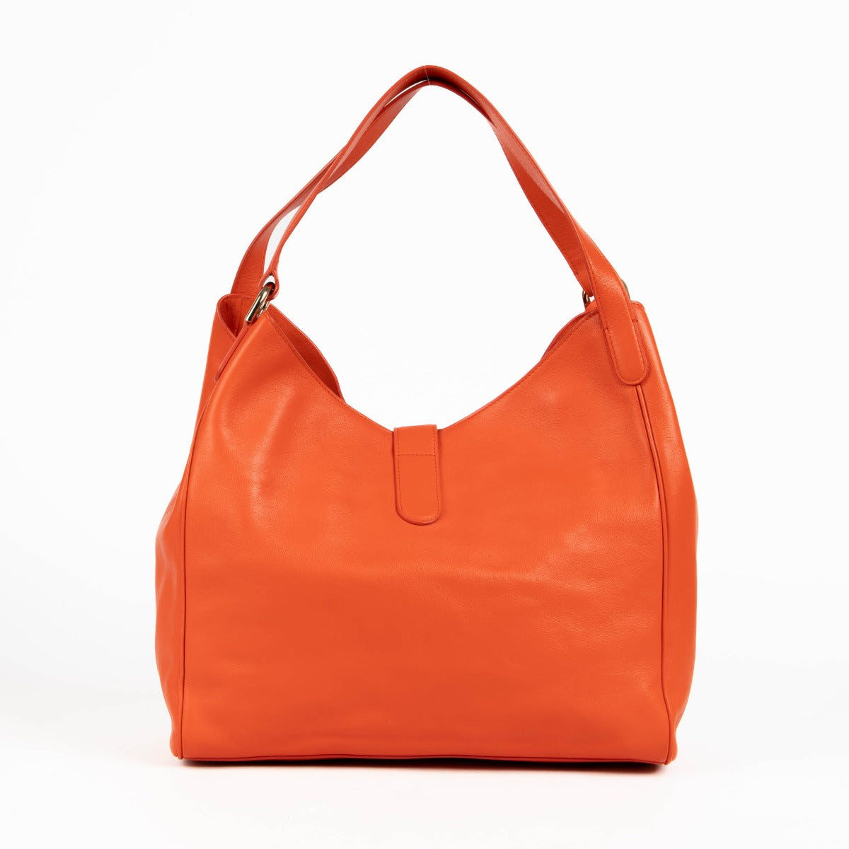 Authentic pre-loved Delvaux Red Giury Besace Shoulder Bag on Labellov.com