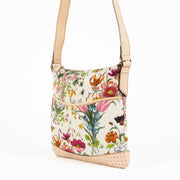 Shop this authentic Gucci Flora Canvas Perforated Messenger Bag pre-loved on Labellov.com