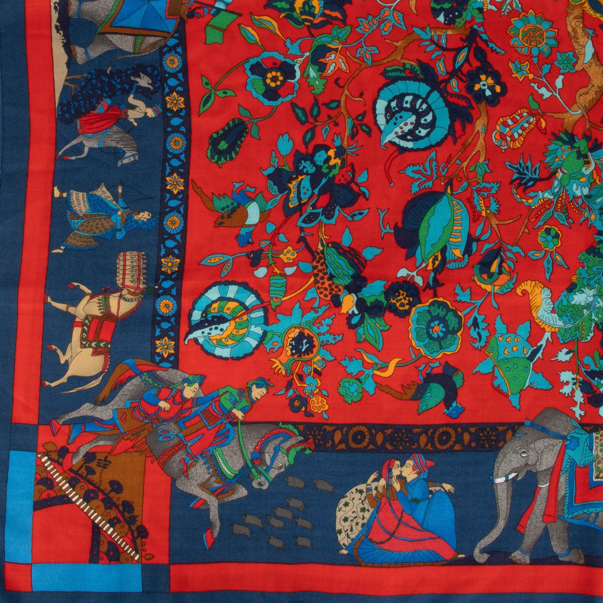 Hermès Carre 140 Cashmere & Soie Fantasies Scarf