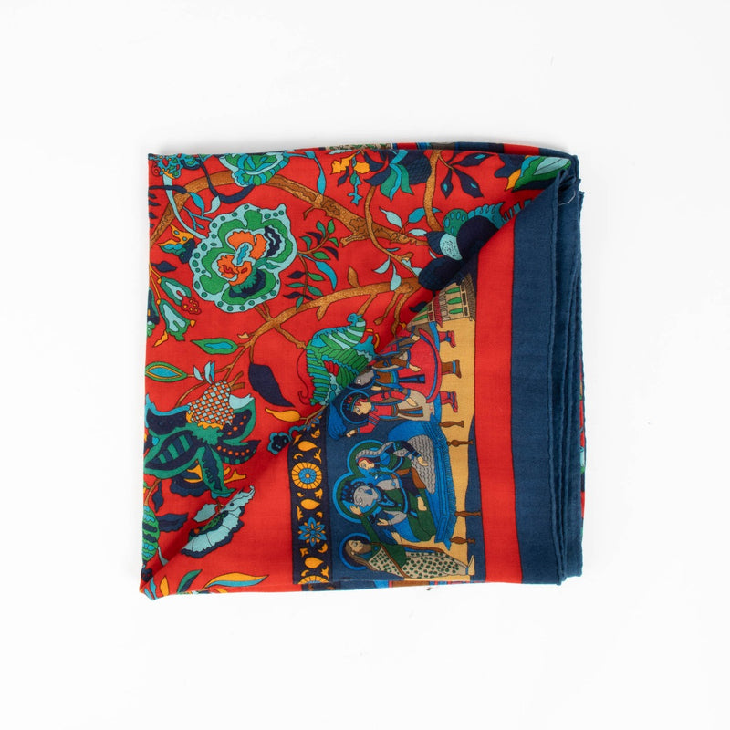Hermès Carre 140 Cashmere & Soie Fantasies Scarf
