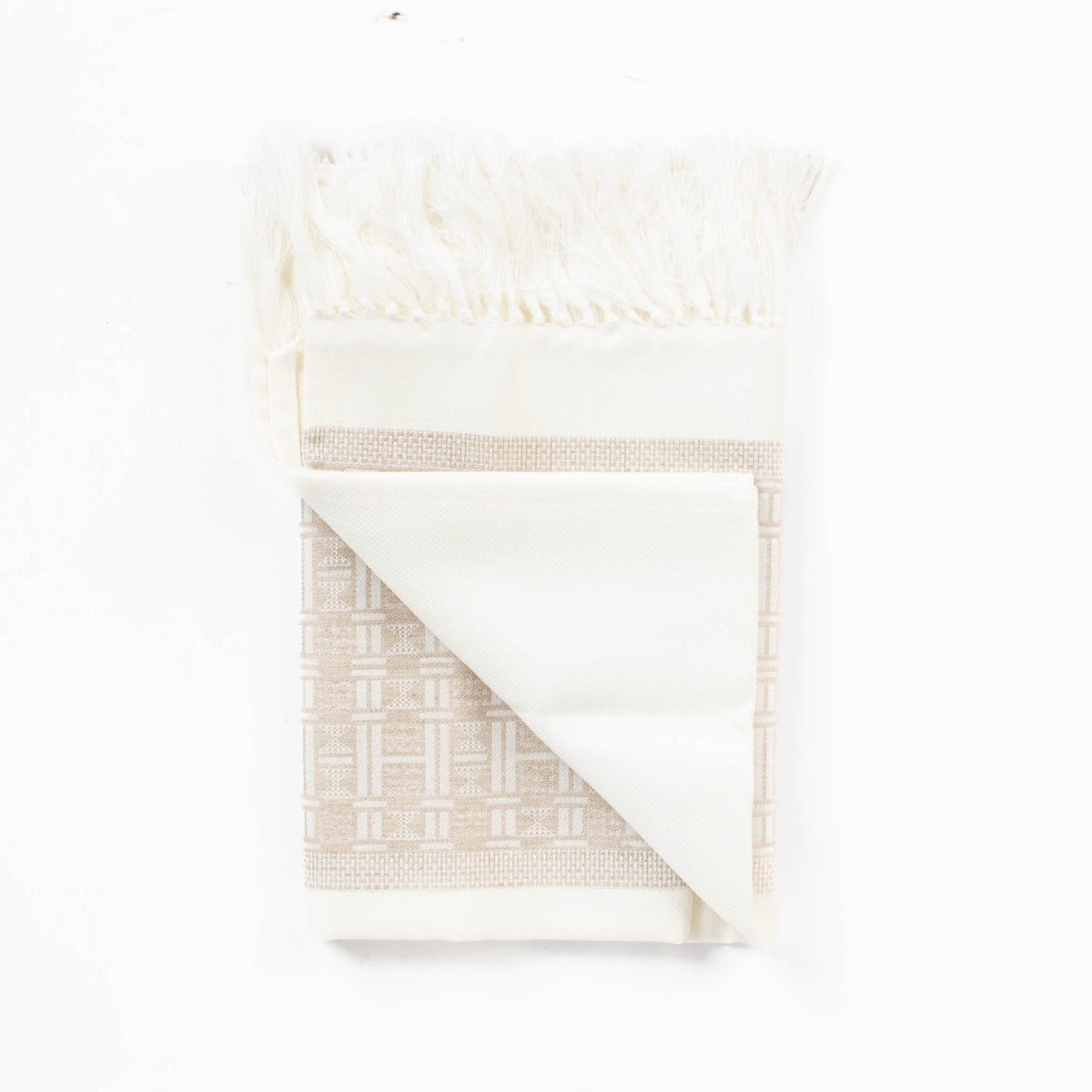 Hermès Serviette White Cotton & Linen – Labellov