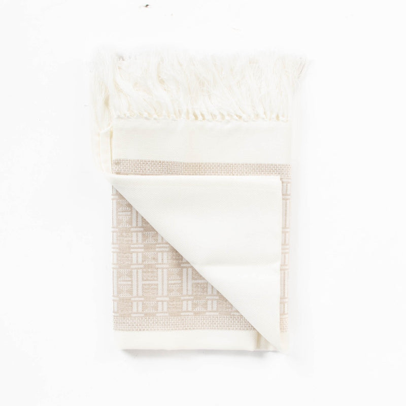 Hermès Serviette White Cotton & Linen