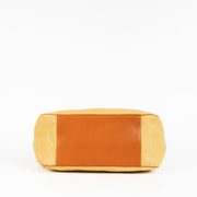 Shop this 100% authentic Saint Laurent Yellow/Brown Fabric And Leather Bag at Labellov.com