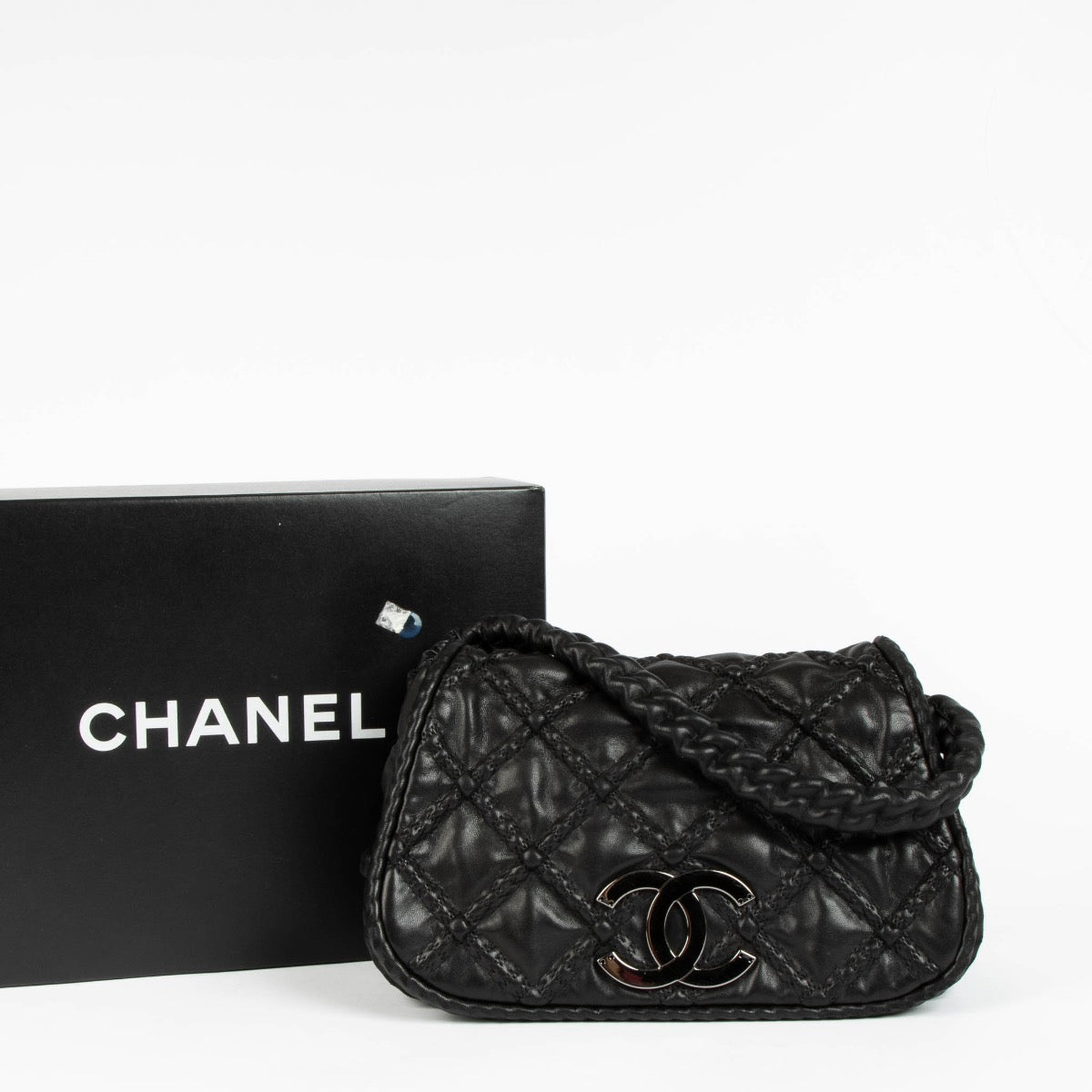 Shop this authentic Chanel Black Shoulder Bag pre-loved on Labellov.com
