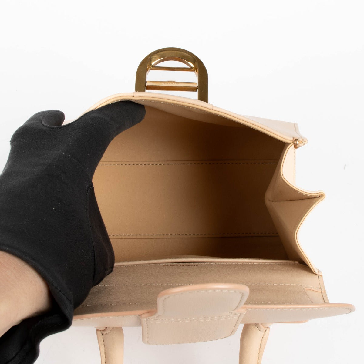 Delvaux Nude Box Calf Brillant Mini Bag – Labellov