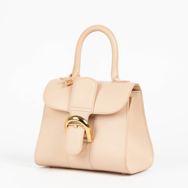 Authentic pre-loved Delvaux Nude Mini Brillant Top Handle Bag on Labellov.com