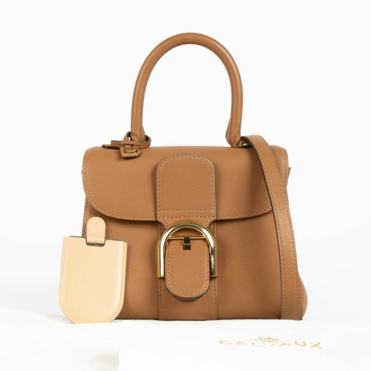 Authentic pre-loved Delvaux Vegetal Mini Brillant Top Handle Bag on Labellov.com