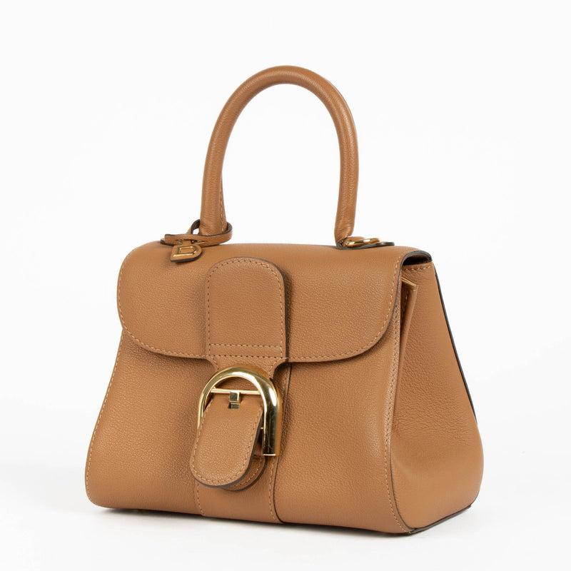 Authentic pre-loved Delvaux Vegetal Mini Brillant Top Handle Bag on Labellov.com
