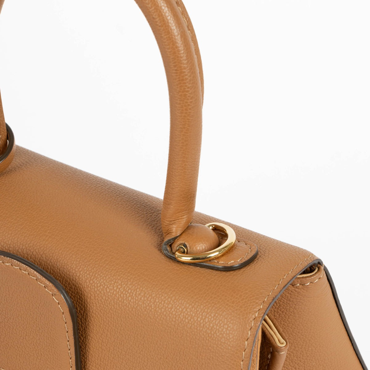 Authentic pre-loved Delvaux Vegetal Mini Brillant Top Handle Bag on Labellov.com