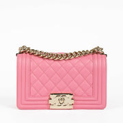 Chanel Boy Pink Crossbody Bag aan de beste prijs bij Labellov