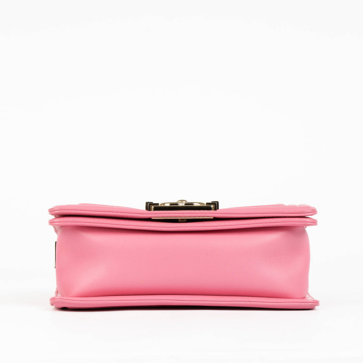 Chanel Pink Calfskin Small Boy Chanel Bag – Labellov