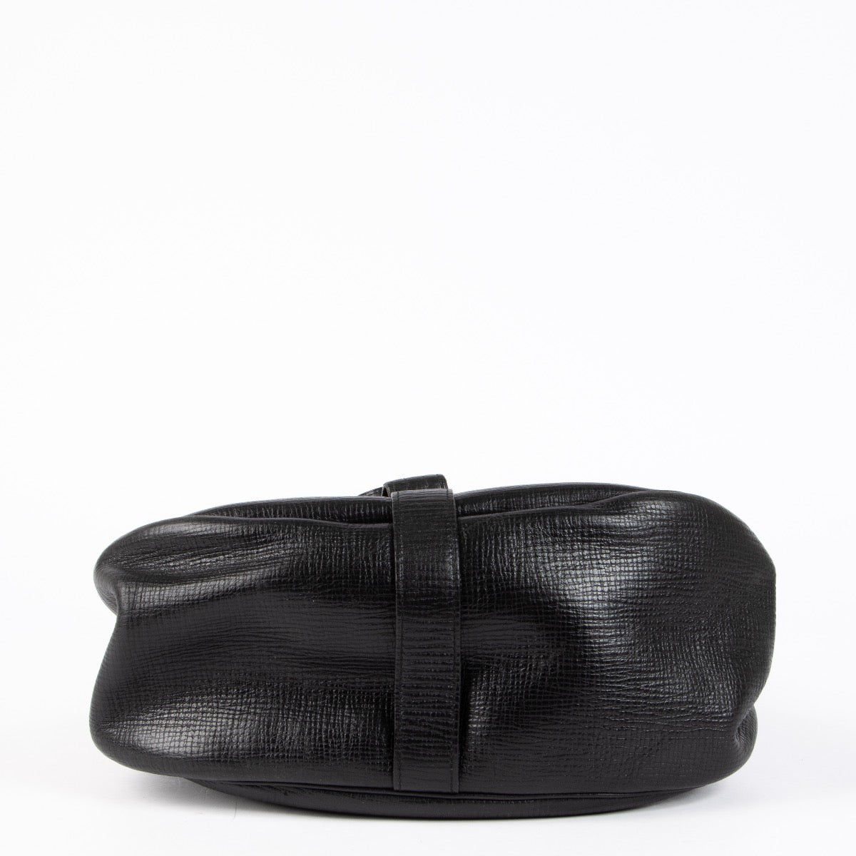 Authentic pre-loved Delvaux Black Leather Cerceau Shoulder Bag on Labellov.com