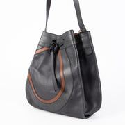 Authentic pre-loved Delvaux Blue Leather Desert Shoulder Bag on Labellov.com