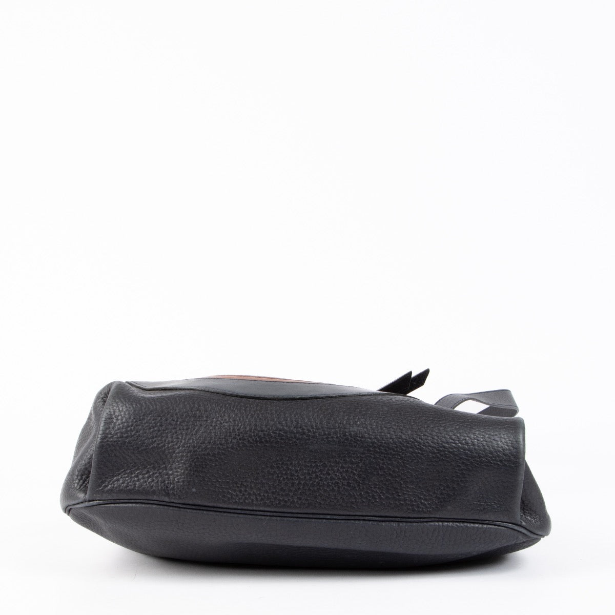 Authentic pre-loved Delvaux Blue Leather Desert Shoulder Bag on Labellov.com