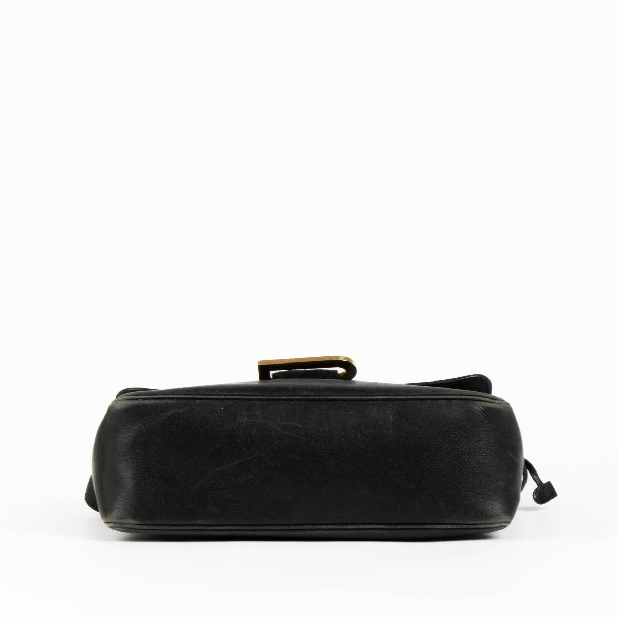Authentic pre-loved Delvaux Black Leather Poirier Crossbody Bag on Labellov.com