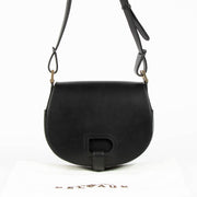 Authentic pre-loved Delvaux Black Leather Kate PM Crossbody Bag on Labellov.com