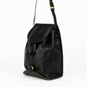 Authentic pre-loved Delvaux Black Leather Vintage Crossbody Bag on Labellov.com