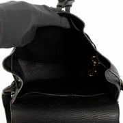 Authentic pre-loved Delvaux Black Leather Vintage Crossbody Bag on Labellov.com