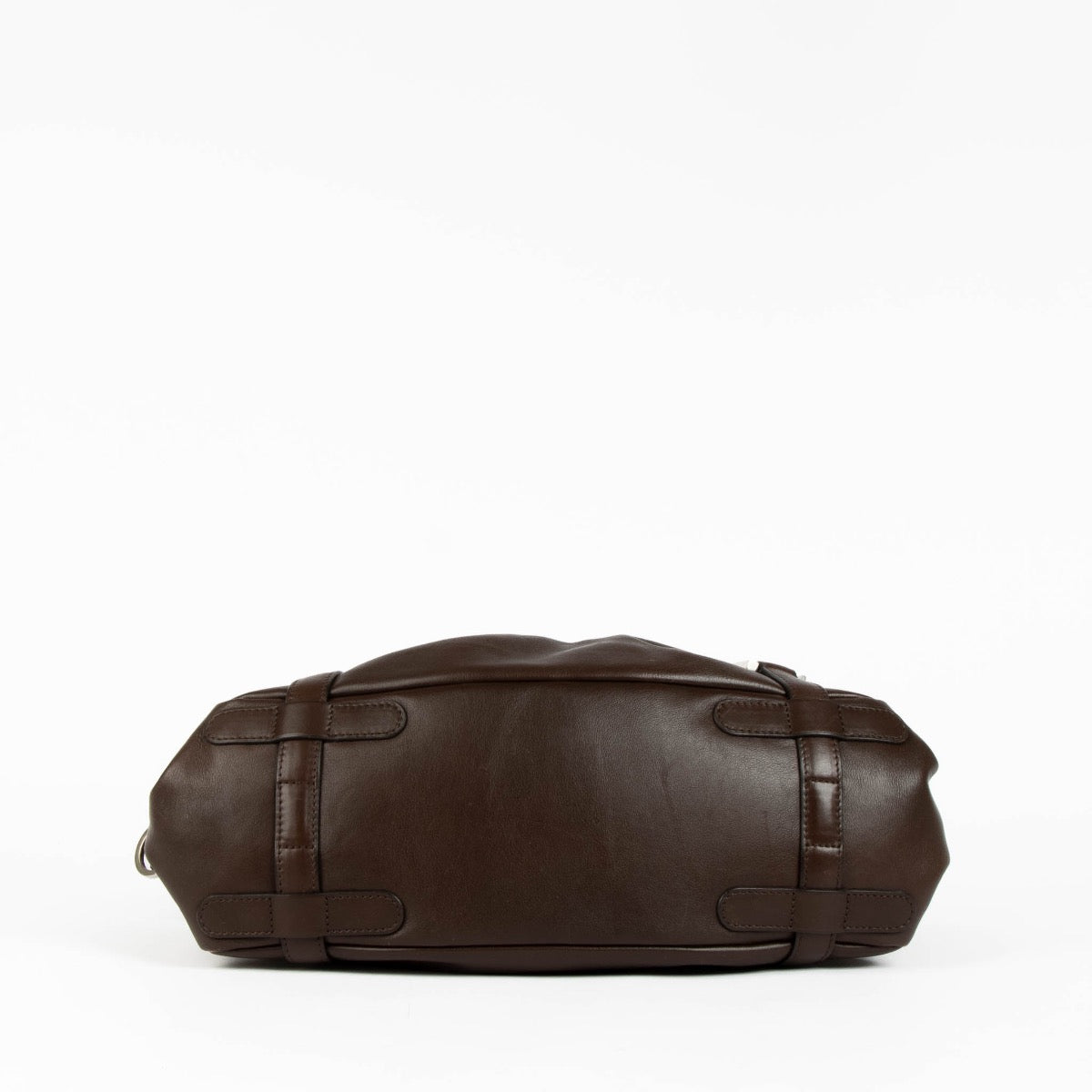 Authentic pre-loved Delvaux Brown Leather Saint Germain Top Handle Bag on Labellov.com
