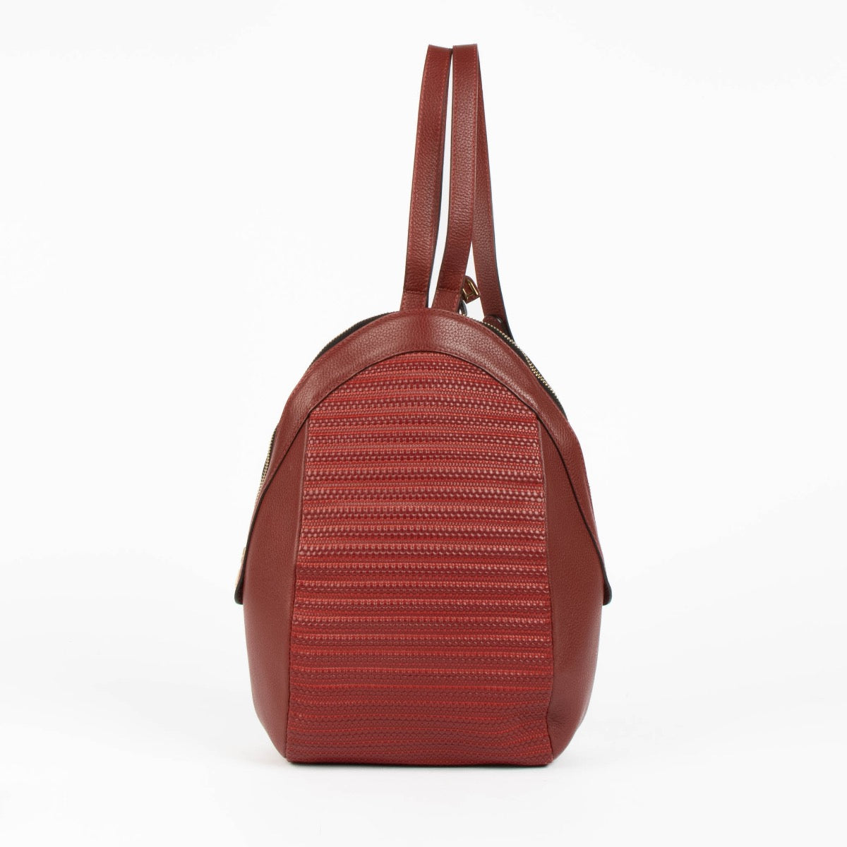 Authentic pre-loved Delvaux Red Tissage Azov Backpack on Labellov.com