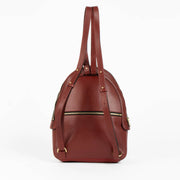 Authentic pre-loved Delvaux Red Tissage Azov Backpack on Labellov.com