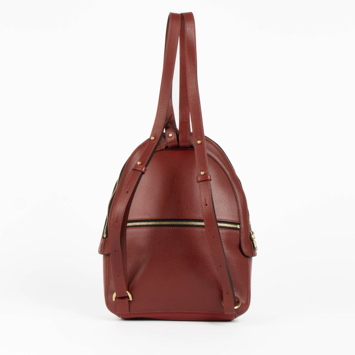 Authentic pre-loved Delvaux Red Tissage Azov Backpack on Labellov.com