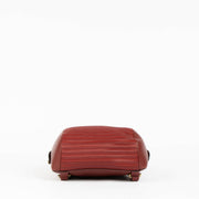 Authentic pre-loved Delvaux Red Tissage Azov Backpack on Labellov.com