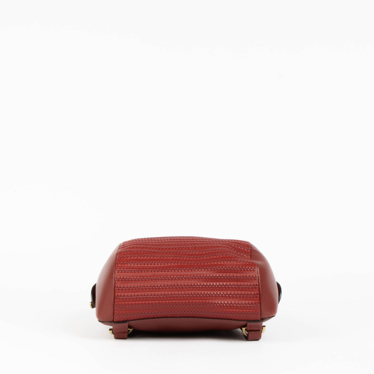 Authentic pre-loved Delvaux Red Tissage Azov Backpack on Labellov.com