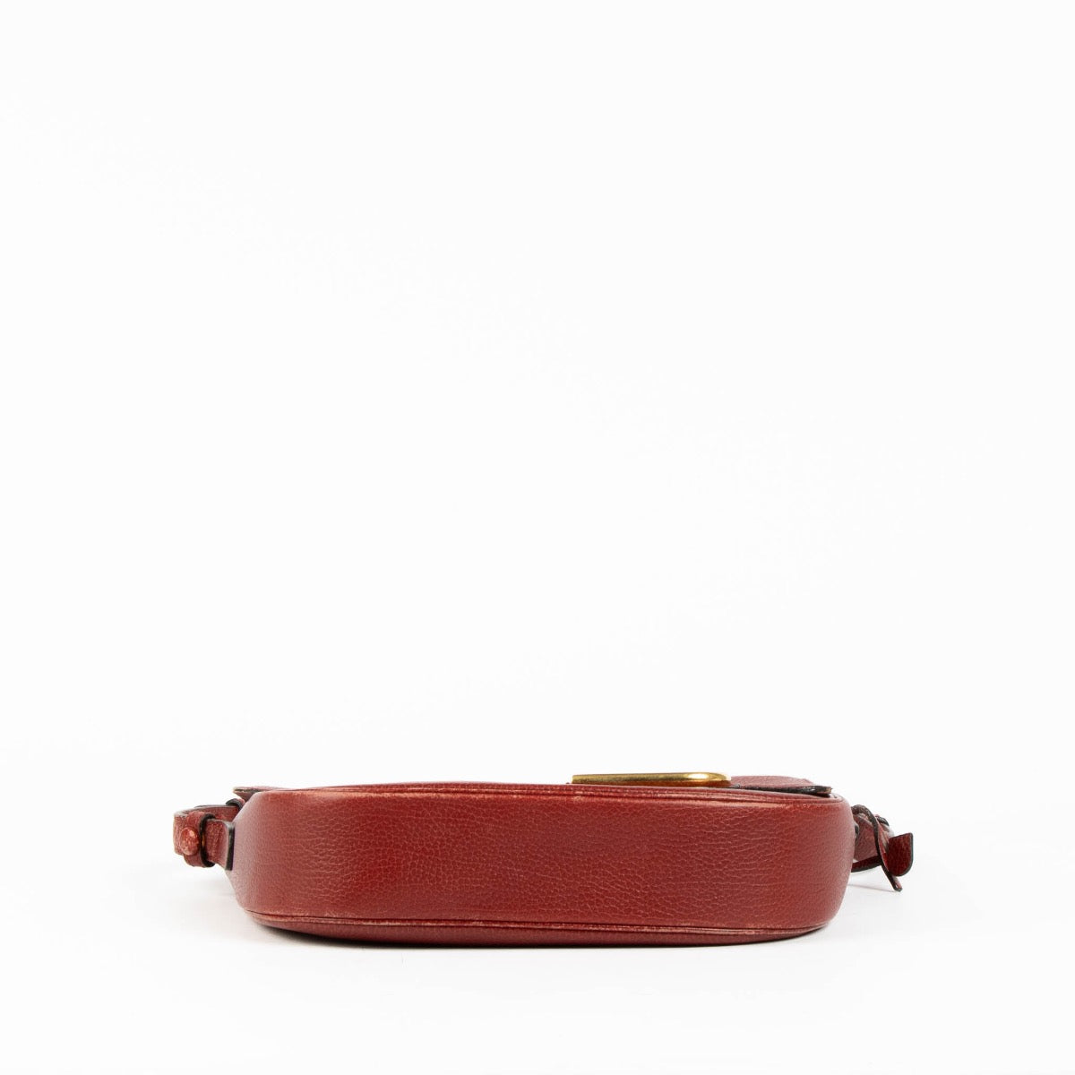 Authentic pre-loved Delvaux Red Diva Leather Shoulder Bag on Labellov.com