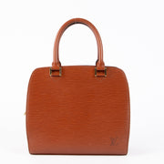 Authentic pre-loved Louis Vuitton Camel Epi Leather Pont Neuf Top Handle Bag on Labellov.com