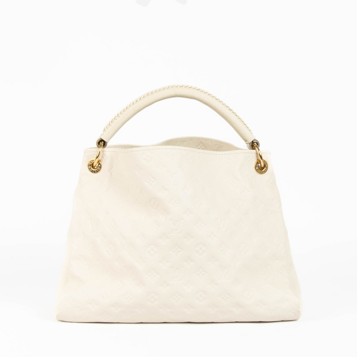 Louis Vuitton Artsy MM White Monogram Empreinte leather shoulder bag
