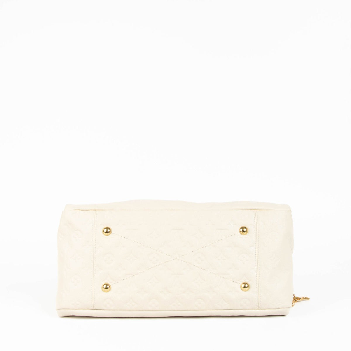 Louis Vuitton Artsy MM White Monogram Empreinte leather shoulder bag