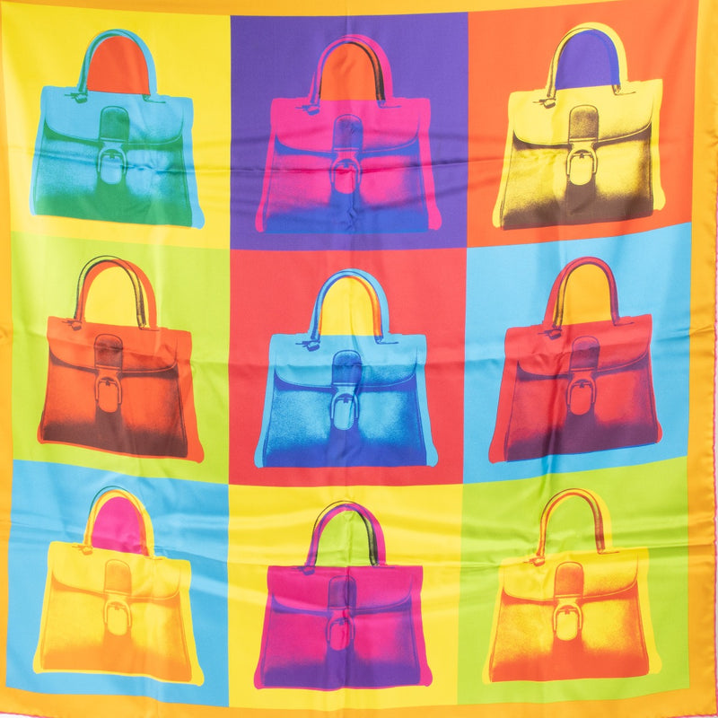 Shop this authentic Delvaux Multicolor Pop Brillant 90 Scarf pre-loved on Labellov.com