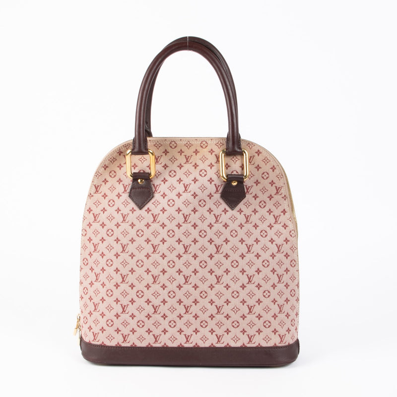 Shop this authentic Louis Vuitton Monogram Mini Lin Alma Vertical Bag pre-loved on Labellov.com
