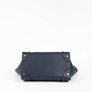 Shop the authentic Celine Navy Smooth Calfskin Luggage Bag second hand on Labellov.com