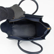 Shop the authentic Celine Navy Smooth Calfskin Luggage Bag second hand on Labellov.com