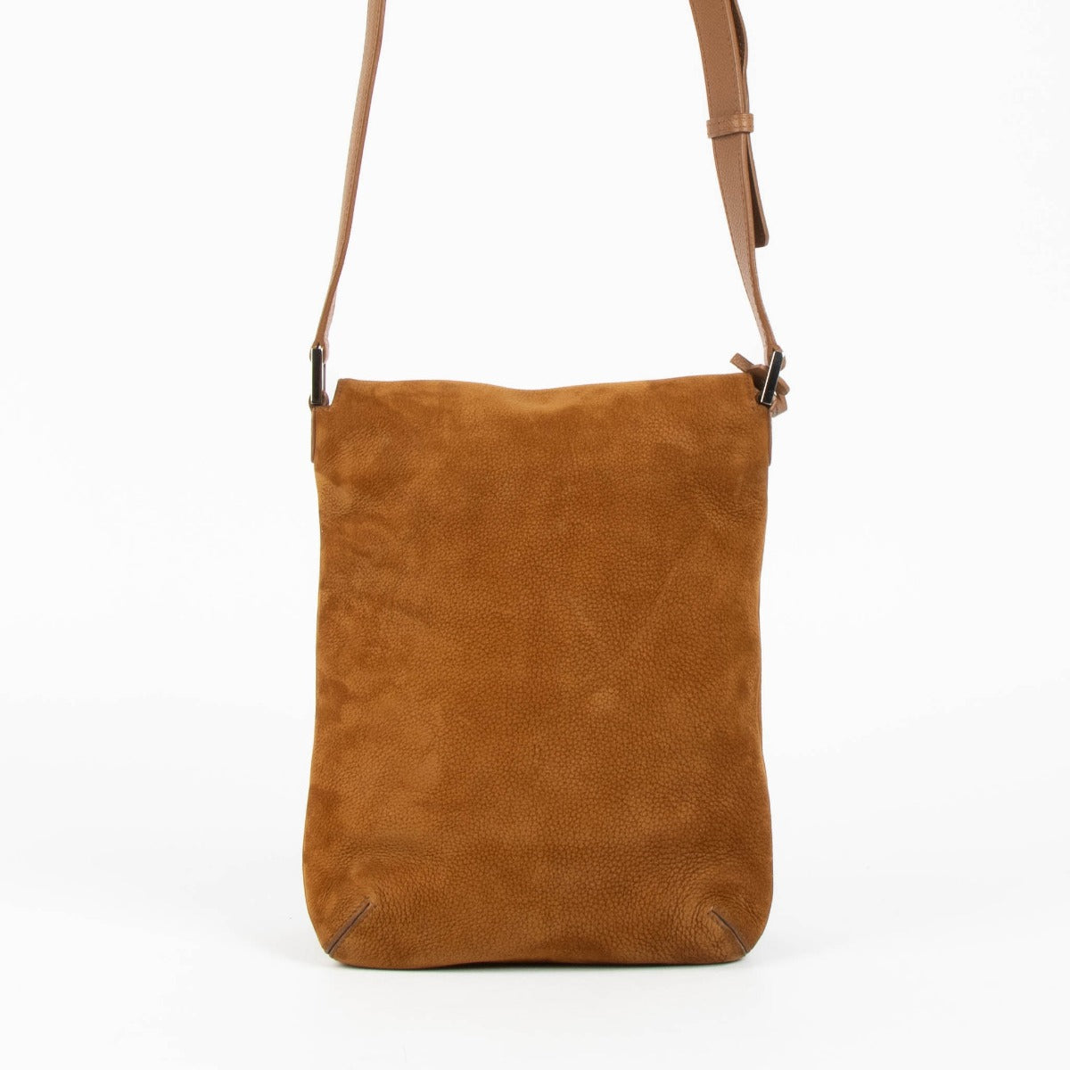 Delvaux Louise nubuck crossbody bag minimalist luxury