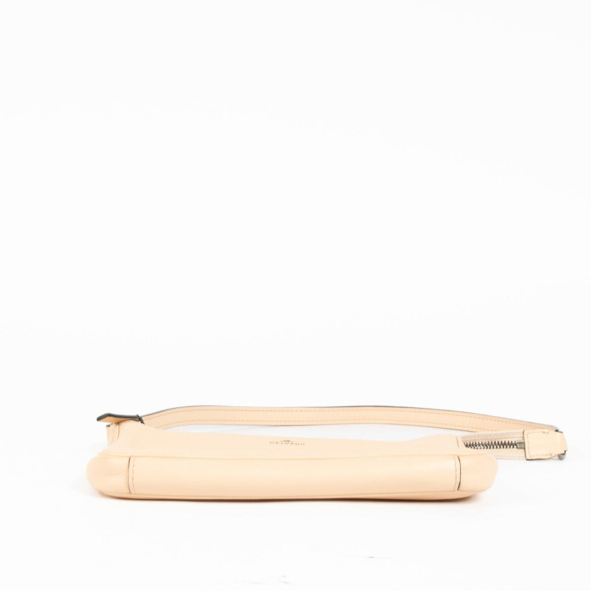 Delvaux Givry Pochette nude leather shoulder bag elegant minimalist