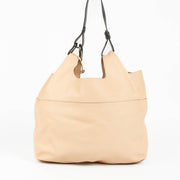 Delvaux Givry With Me nude leather top handle bag