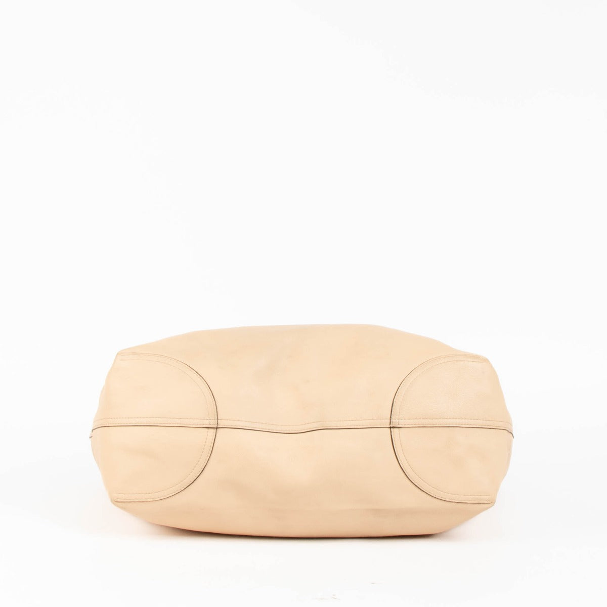 Delvaux Givry With Me nude leather top handle bag