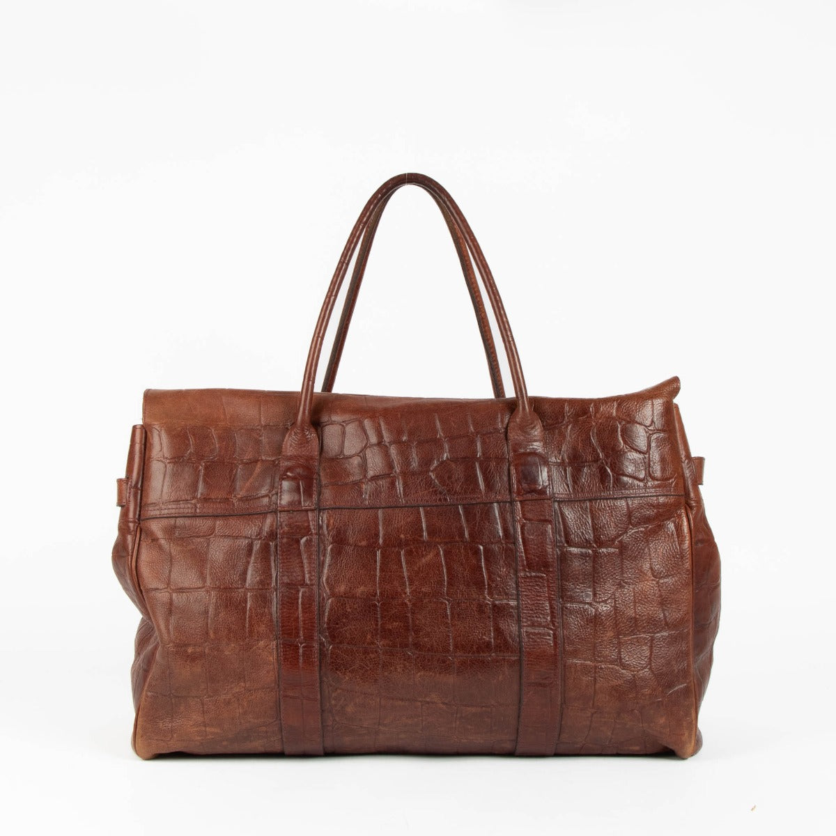 Mulberry Bayswater brown leather travel shoulder bag classic luxury