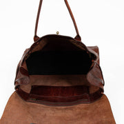 Mulberry Bayswater brown leather travel shoulder bag classic luxury