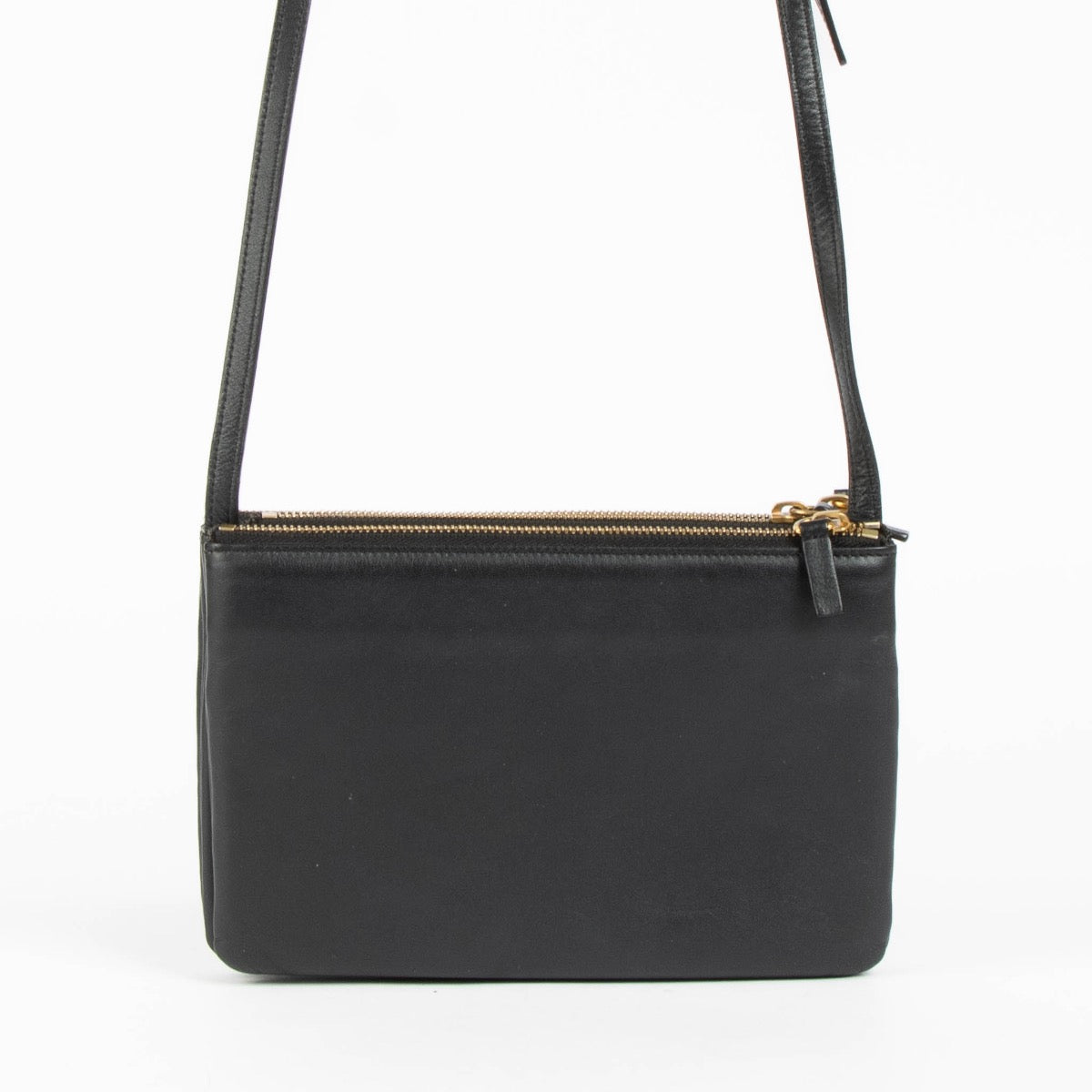 Celine Zwarte Kleine Trio Crossbody