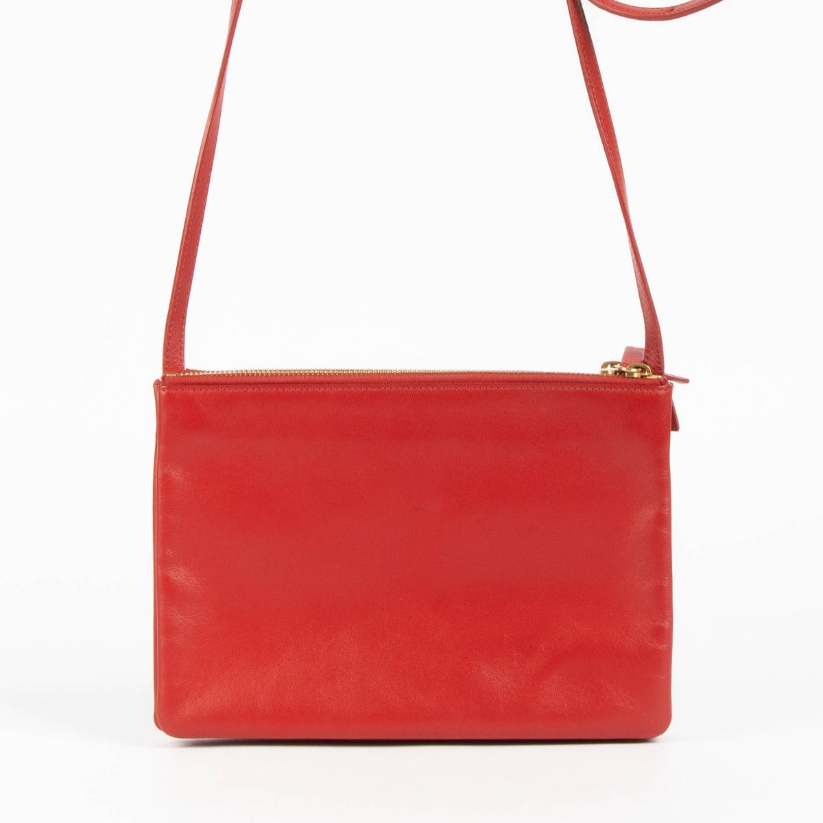 Sac bandoulière Trio moyen rouge Céline